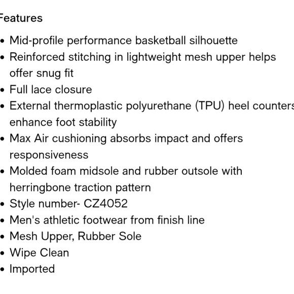 Nike Men's LeBron Witness VI Basketball Shoes Sz 8.5 EUC - Picture 16 of 16